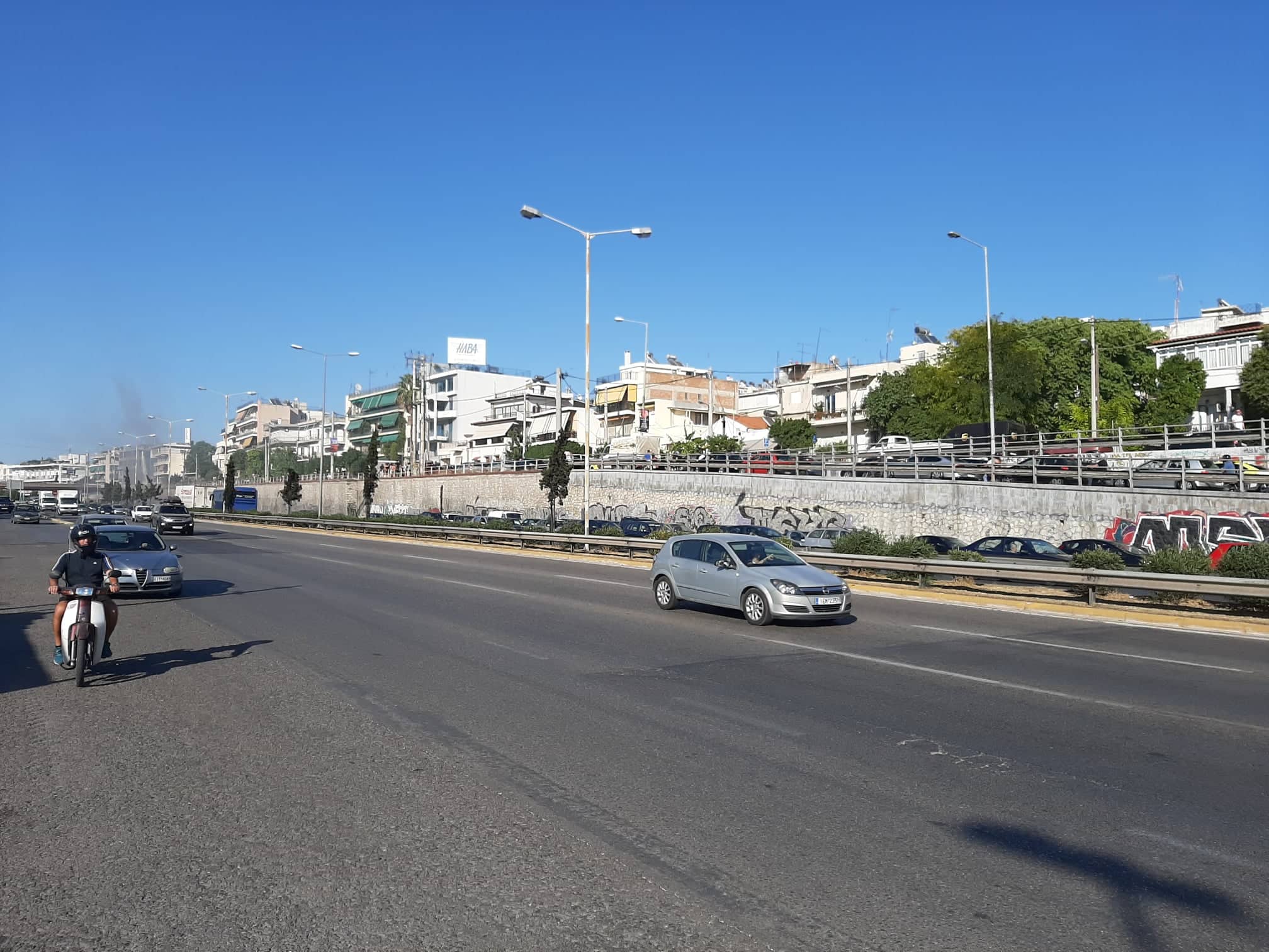 Κίνηση στην Εθνική οδό Αθηνών - Λαμίας