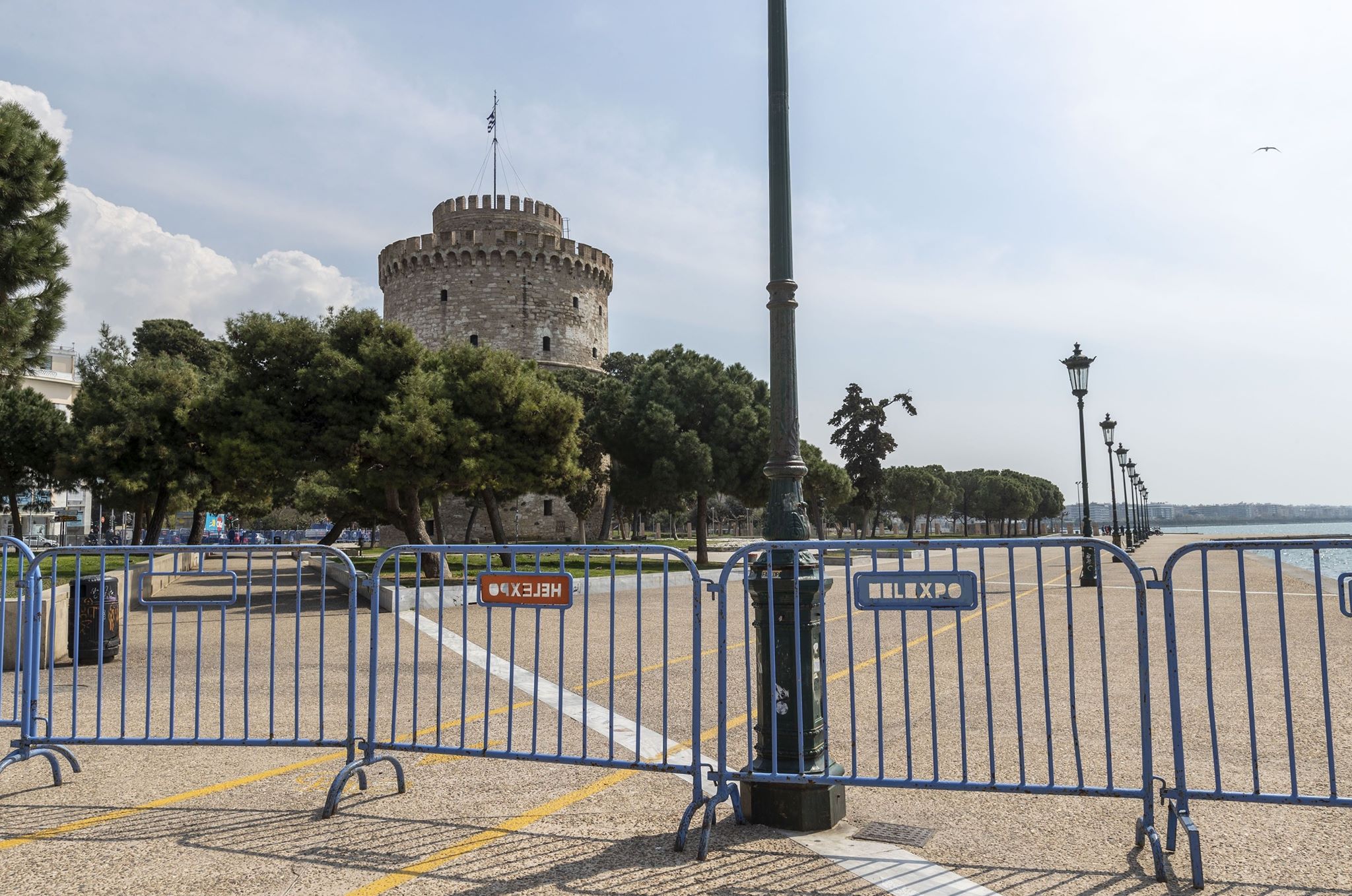 Κλειστή η Νέα Παραλία Θεσσαλονίκης