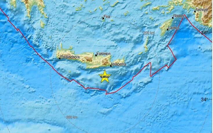 σεισμός, Κρήτη