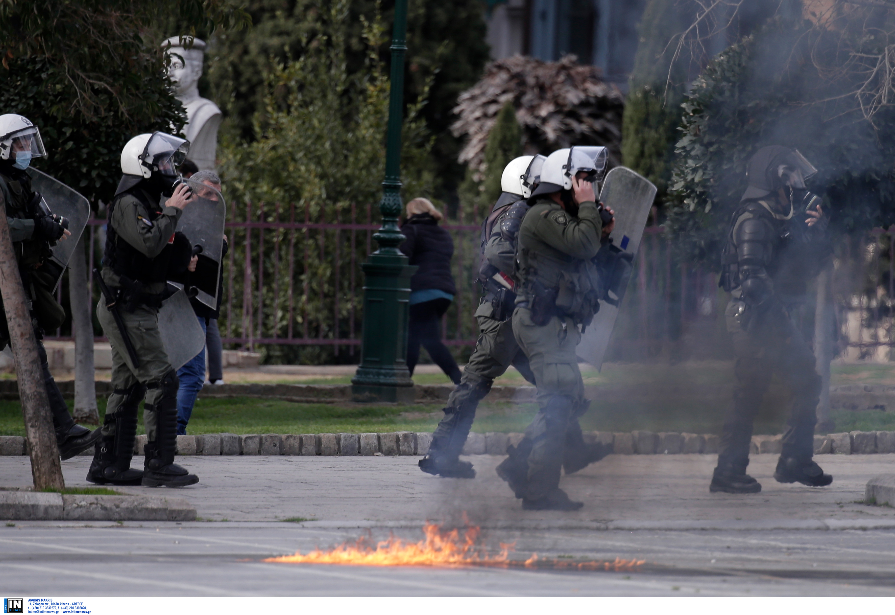 επεισόδια στο Σύνταγμα