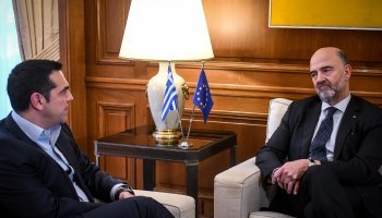 Αλέξης Τσίπρας, Πιερ Μοσκοβισί