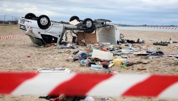 Μια από τις συγκλονιστικές εικόνες της θεομηνίας στη Χαλκιδική