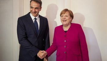 Κυριάκος Μητσοτάκης, Άνγκελα Μέρκελ