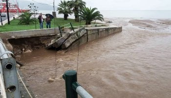 Πλημμύρες στη Θάσο
