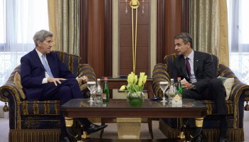 Κυριάκος Μητσοτάκης και Τζόν Κέρι